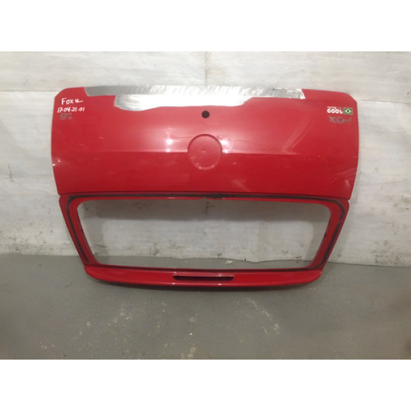 Tampa Traseira Volkswagen Fox 2011 A 2013 17042101 Vermelho