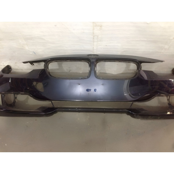 Para Choque Dianteiro Bmw Serie 3 2012 À 2015 #16100415 Preto