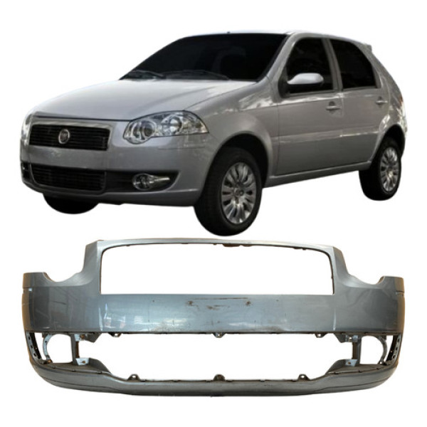 Para Choque Dianteiro Fiat Palio 2010 2011 25120501 Cinza