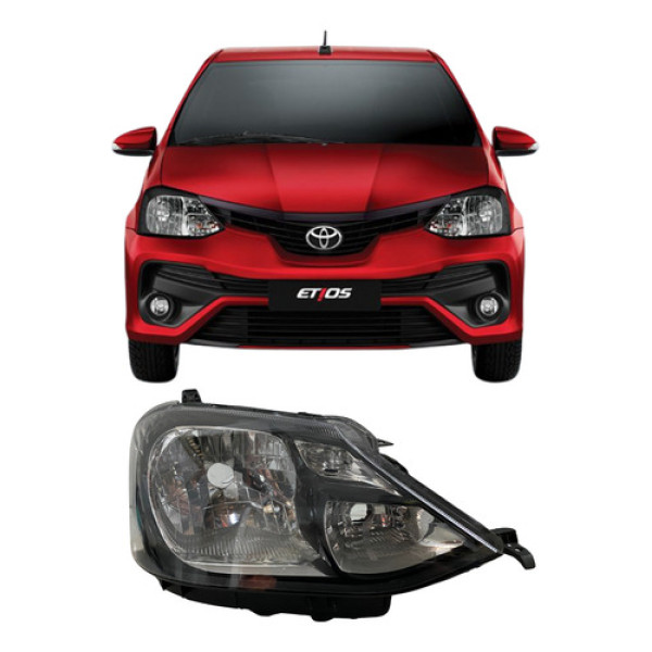Farol Toyota Etios 25112614 Direito