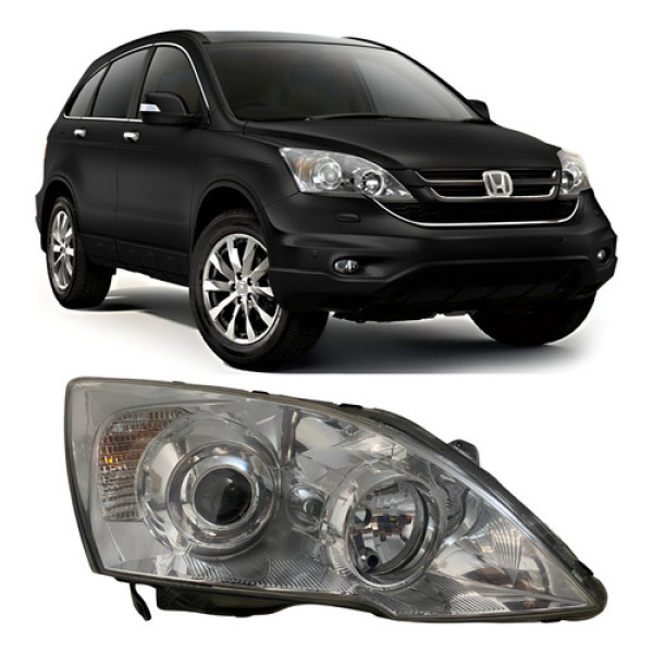 Farol Honda Crv 2009 2010 2011 2012 25101103 Direito