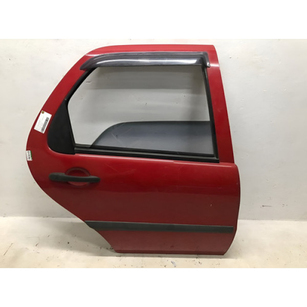 Porta Fiat Palio Siena (zoião) Ptd13497 Traseira Direito/vermelho