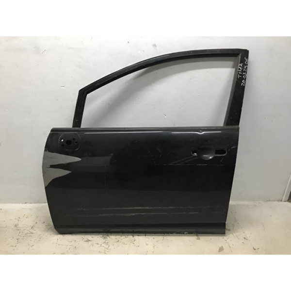 Porta Dianteira Nissan Tiida 20032406 Preto Dianteira Esquerdo/preto