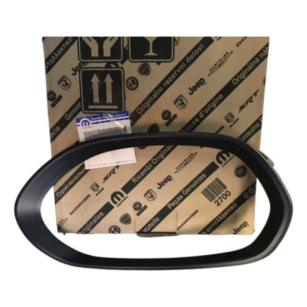 Friso Moldura Farol De Milha Fiat Toro Nova  Le 100242911 Preto Esquerdo