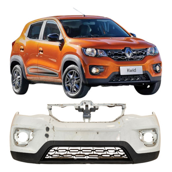 Para Choque Dianteiro Renault Kwid 26021007 Branco