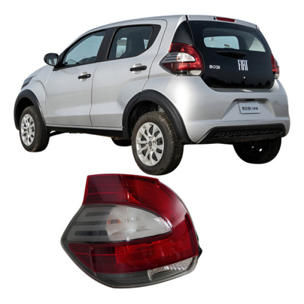 Lanterna Fiat Mobi 25082202 Vermelho Esquerdo