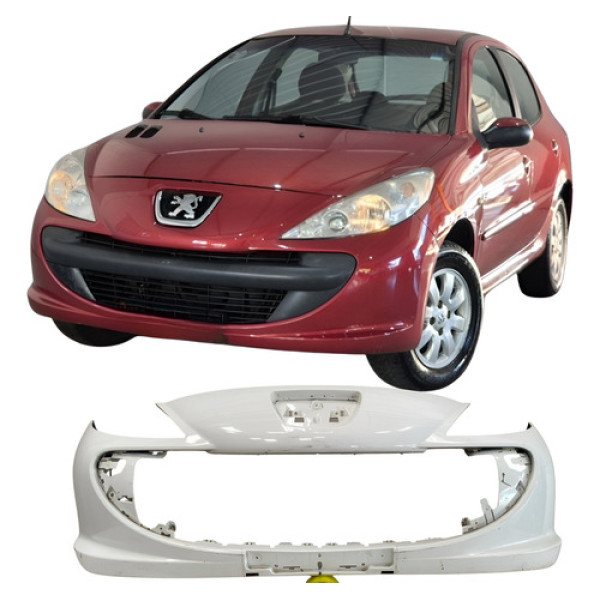 Para Choque Dianteiro Peugeot 207 25082505 Branco