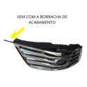 Grade Frontal Hyundai Azera 2012 A 2014 2013 Nova Cinza Brilhante