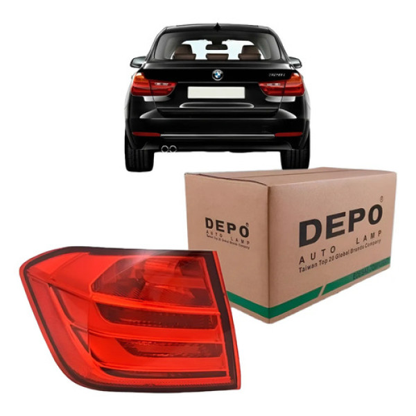 Lanterna Bmw Série 3 2013 2014 2015 2016 Canto Led Esquerda Esquerdo/motorista Vermelho