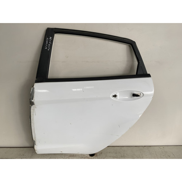 Porta Ford New Fiesta Hatch 23041119 Branco Traseira Esquerdo