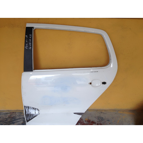 Porta Volkswagen Fox 2011 2012 2013 16051003 - Traseira - Esquerdo/branco