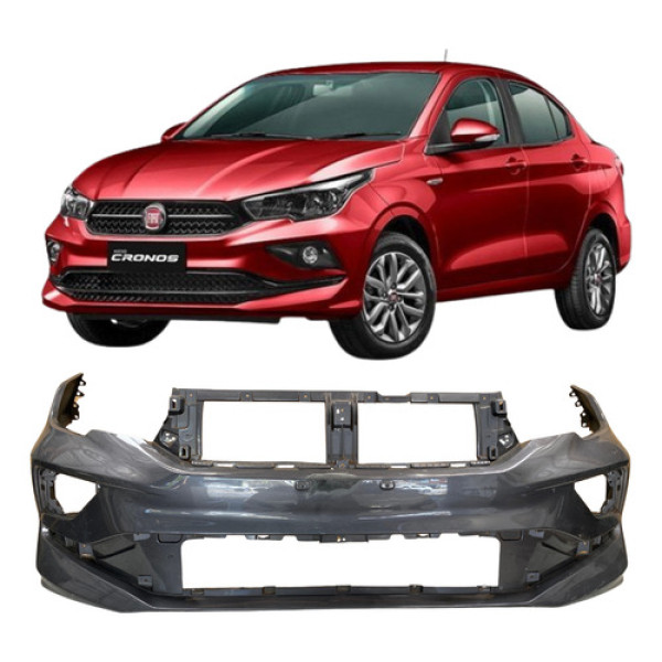 Para Choque Dianteiro Fiat Cronos 26010802 Cinza