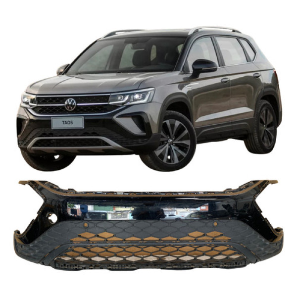Para Choque Dianteiro Volkswagen Taos 26021010 Preto