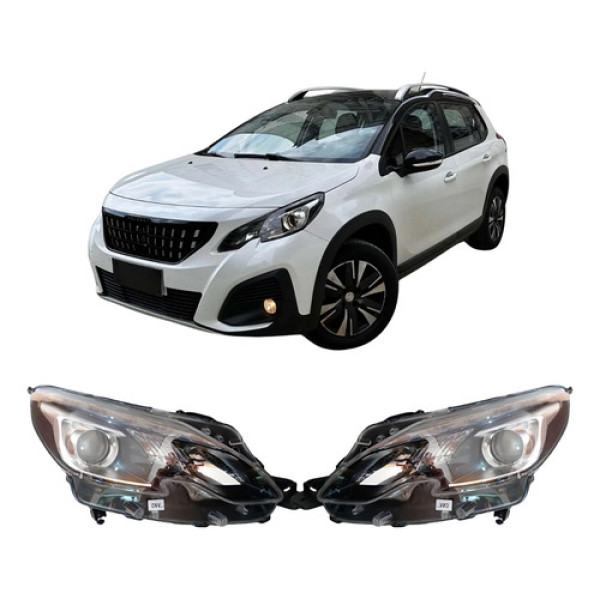 Par Farol Peugeot 2008 2016 A 2020 Novo Original