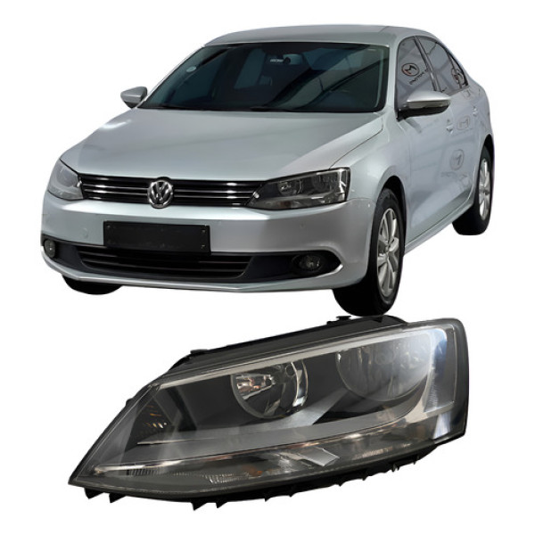 Farol Volkswagen Jetta 2011 2012 2013 2014 25080206 Esquerdo/motorista Esquerdo
