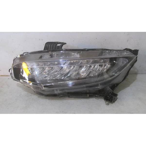 Farol Honda Civic Turbo Led 2018 2019 21121453 Esquerdo