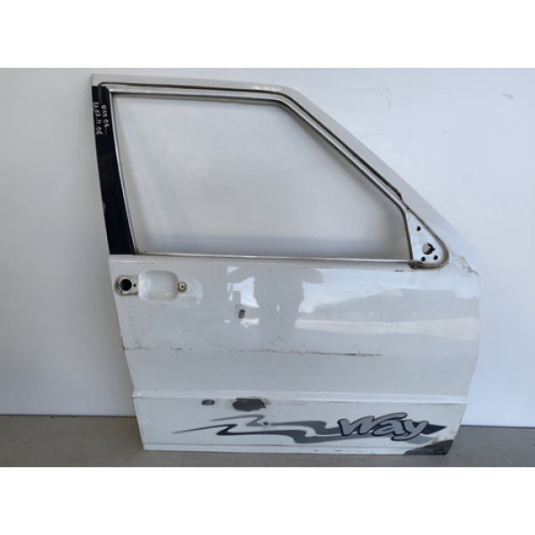 Porta Dianteira Fiat Uno 2005 A 2011 22071106 - Dianteira - Direito - Branco