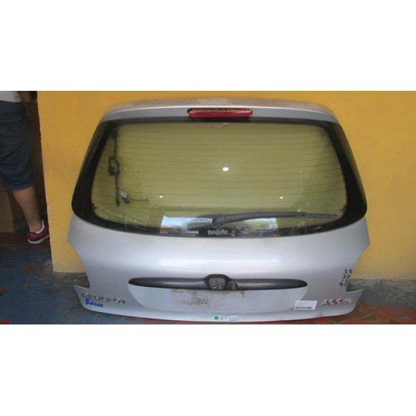 Tampa Traseira Peugeot 206 207 Hatch #tt08589 Prateado