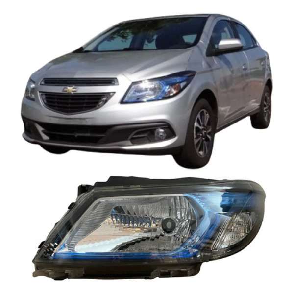 Farol Chevrolet Onix Prisma 2013 A 2016 Original 26070903 Esquerdo