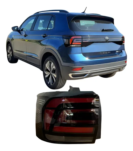 Lanterna Volkswagen T-cross 2019 A 2023 25100401 Preto Esquerdo